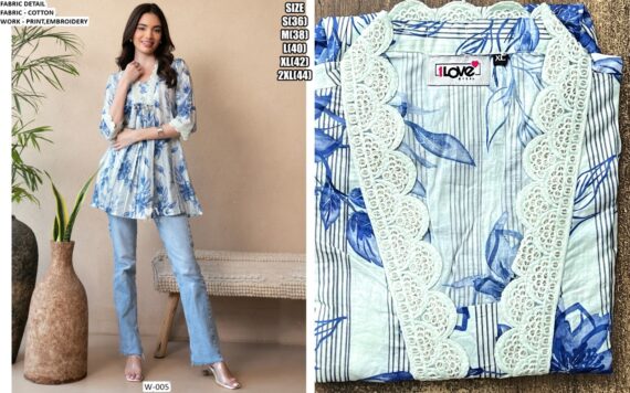 Our New Launching Designer Summer Special Tunic Style Top Collection