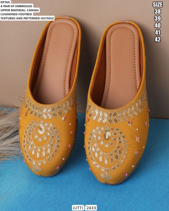 Buy Latest Collection Of Fine Looking Designer Ethnic Juttis For Ladies