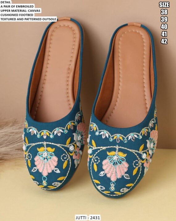 Buy Latest Collection Of Fine Looking Designer Ethnic Juttis For Ladies