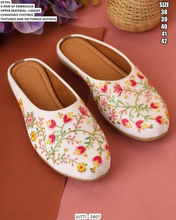 Buy Latest Collection Of Fine Looking Designer Ethnic Juttis For Ladies