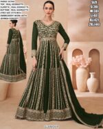 Georgette Heavy Embroidery Work Party Wear Readymade Indo-Western Suits