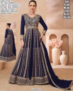 Georgette Heavy Embroidery Work Party Wear Readymade Indo-Western Suits