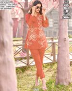 Ethnic Embroidered Pure Cotton Casual Wear Co-ord Sets In Two Attractive Designs!
