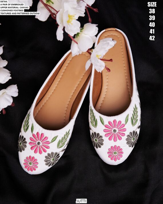 Buy Latest Collection Of Fine Looking Designer Ethnic Juttis For Ladies