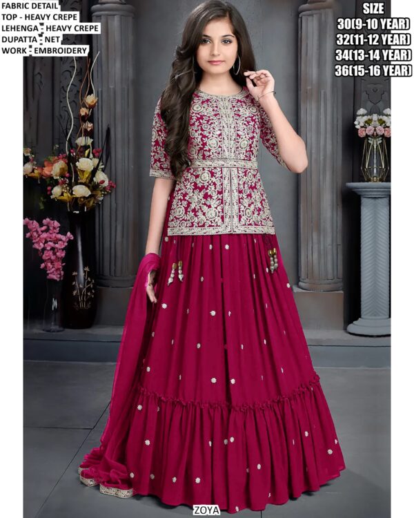 Sparkle And Shine! ✨ Introducing Our Enchanting Lehenga Sets For Little Girls