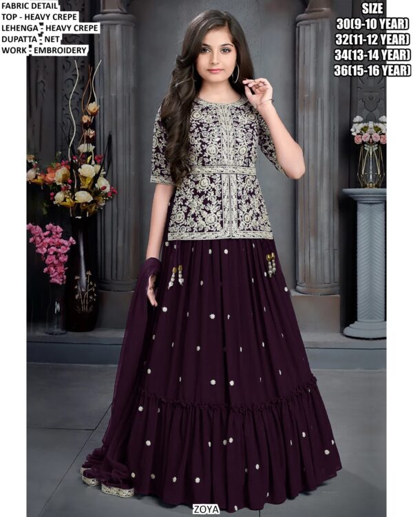 Sparkle And Shine! ✨ Introducing Our Enchanting Lehenga Sets For Little Girls