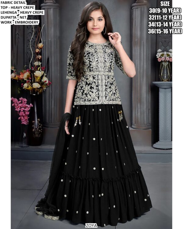 Sparkle And Shine! ✨ Introducing Our Enchanting Lehenga Sets For Little Girls