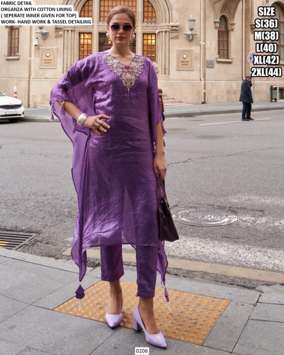 Shop Latest And Fashionable Organza Kaftan Dresses For Women