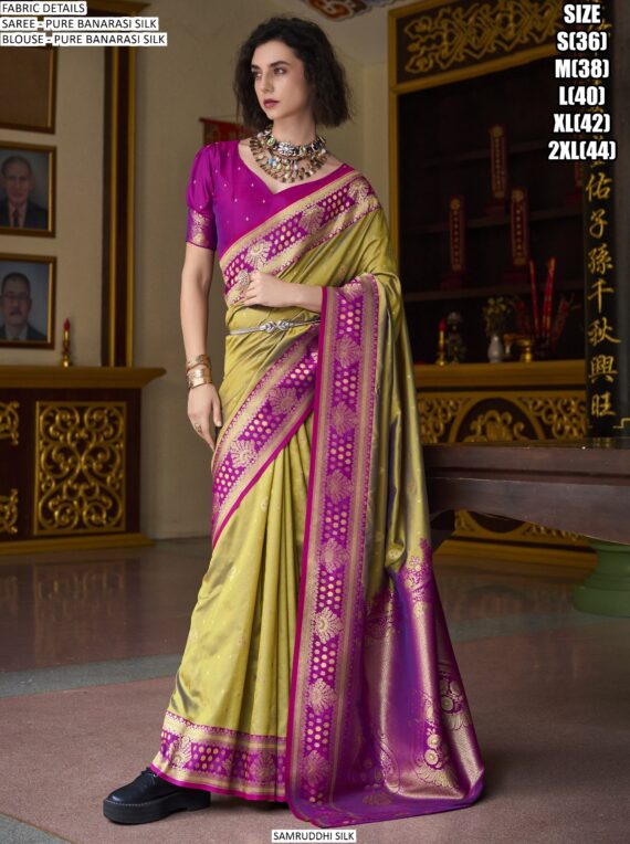 Shop Pure Banarasi Silk Sarees That Showcase Classic Indian Artistry For All Celebrations