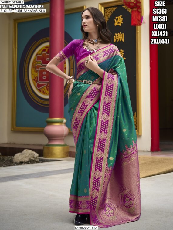 Shop Pure Banarasi Silk Sarees That Showcase Classic Indian Artistry For All Celebrations