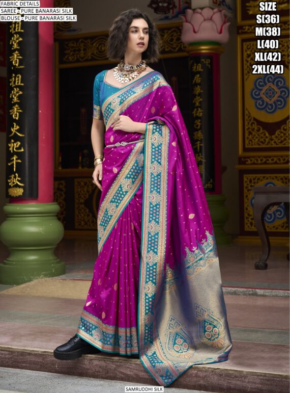 Shop Pure Banarasi Silk Sarees That Showcase Classic Indian Artistry For All Celebrations