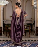 Tissue Gold Crush Sarees With Exquisite Cutdana And Zarkan Hand Embellishment