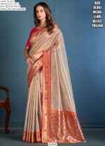 Get Your Mesmerizing Look With Our Soft Tissue Paithani Weaving Sarees