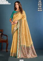 Get Your Mesmerizing Look With Our Soft Tissue Paithani Weaving Sarees