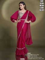 Presenting New Collection Of Party Wear Designer Ready To Wear Sarees (One Minute Sarees)