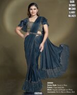 Presenting New Collection Of Party Wear Designer Ready To Wear Sarees (One Minute Sarees)