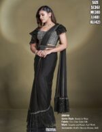 Presenting New Collection Of Party Wear Designer Ready To Wear Sarees (One Minute Sarees)