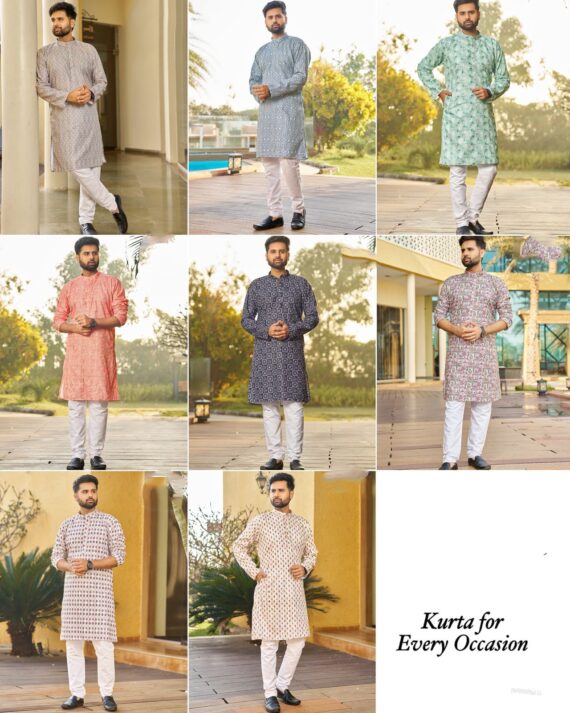 Shop Our Collection Of Men's Traditional Kurta With Pajama, Featuring Different Designs