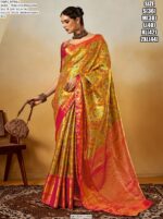 Pure Dharmavaram Silk With Lovely Zari Weaving Saree Collection 2025