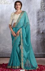 Explore Flawless Fashion With Our Pure Chiffon Embroidered Party Wear Sarees