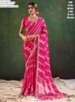 Explore Flawless Fashion With Our Pure Chiffon Embroidered Party Wear Sarees