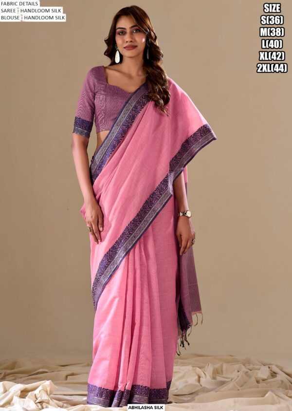 We Are Presenting This Abhilasha Silk Fancy Wear Handloom Cotton Silk Sarees