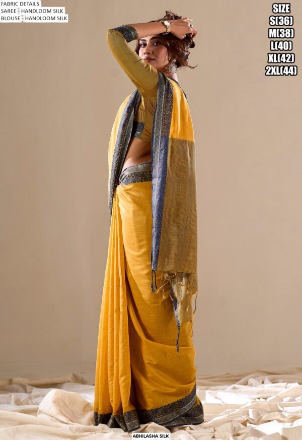 We Are Presenting This Abhilasha Silk Fancy Wear Handloom Cotton Silk Sarees