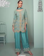 Shop Now! Real Chinon Embroidered Party Wear Designer Salwar Suits Collection