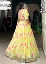 Glimmering Floral Printed Tabby Silk Festival Wear Lehenga Choli Sets