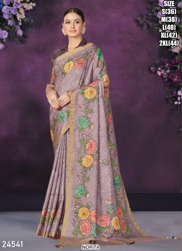 Exclusive Series Of Party Wear Designer Saree With Un-Stitched Blouse