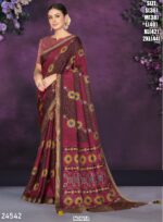 Exclusive Series Of Party Wear Designer Saree With Un-Stitched Blouse
