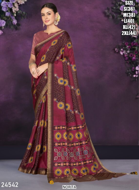 Exclusive Series Of Party Wear Designer Saree With Un-Stitched Blouse