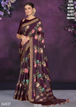 Exclusive Series Of Party Wear Designer Saree With Un-Stitched Blouse