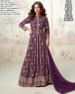 Real Georgette Wedding Wear Readymade Gown Style Indo-Western Dresses