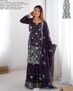 Festive Glamour! Star Georgette Heavy Embroidered Readymade Salwar Suits