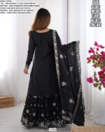 Festive Glamour! Star Georgette Heavy Embroidered Readymade Salwar Suits