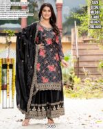 Chinon Silk Flower Designer Readymade Indian Pakistani Salwar Suits!