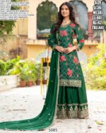 Chinon Silk Flower Designer Readymade Indian Pakistani Salwar Suits!