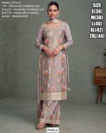 Floral Designer Party Wear Readymade Premium Chinon Silk Salwar Kameez Suits