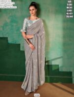 Women's Weaving Pure Georgette Saree With Un-Stitched Blouse Piece