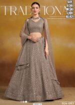 Bridal Wedding Designer Lehenga Choli For Women With High Quality Embroidery Work