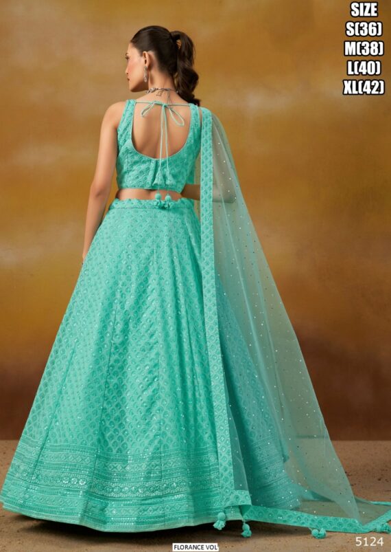 Bridal Wedding Designer Lehenga Choli For Women With High Quality Embroidery Work