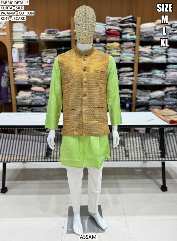 Presenting Functions And Party Wear Kurta, Pyjama And Koti Collection For Men
