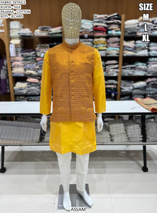 Presenting Functions And Party Wear Kurta, Pyjama And Koti Collection For Men