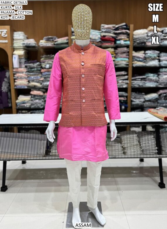 Presenting Functions And Party Wear Kurta, Pyjama And Koti Collection For Men