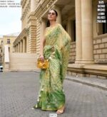Buy Viscose Mul Daily Wear Digital Printed Un-Stitched Saree With Blouse