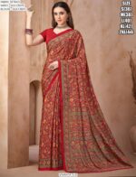 The Latest Collection Of Regular Wear Crape Silk Sarees In Various Prints