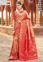 Gratifying Designer Soft Banarasi Silk Weaving Saree With Alluring Blouse Piece