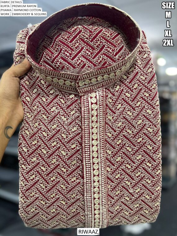 Presenting New Exclusive Premium Rayon Festival Wear Kurta And Pyjama Collection 2025