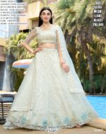 Pure Cosmos Jacquard Heavy Embroidered Wedding Wear Lehenga Choli